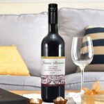 Personalised Any Message Vineyard Label Bottle of Red Wine