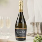 Personalised Classic Black Label Design Bottle of Prosecco