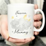 Personalised 'Mummy' Cloud Design Ceramic Mug - Image 2