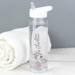 Personalised Natalia Line Art Design Plastic Water Bottle