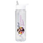 Personalised Floral Design 'Best Ever' Photo Upload Plastic Water Bottle - Image 6