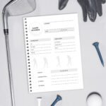 Personalised Name Only A5 Golf Log Book - Image 2