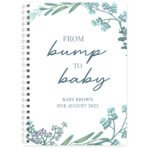 Personalised 'From Bump To Baby' Pregnancy A5 Journal - Image 5
