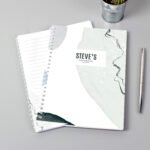 Personalised Name Only Abstract Design A5 Notebook