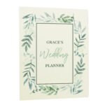 Personalised Botanical Design Border Wedding Planner - Image 14