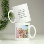 Personalised Any Message Photo Upload Ceramic Mug - Image 3