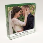 Personalised Any Message Photo Upload Crystal Glass Token - Image 5
