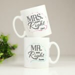 Personalised 'Mr Never Right' & 'Mrs Always Right' Ceramic Mug Set - Image 2