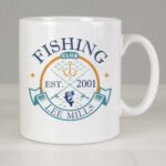 Personalised 'Fishing Club' Ceramic Mug