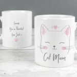 Personalised 'Cat Mum' Ceramic Mug