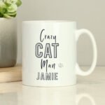 Personalised 'Crazy Cat Man' Ceramic Mug - Image 2