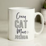 Personalised 'Crazy Cat Man' Ceramic Mug - Image 3