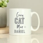 Personalised 'Crazy Cat Man' Ceramic Mug - Image 4