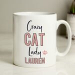 Personalised 'Crazy Cat Lady' Ceramic Mug - Image 4