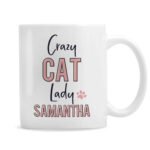 Personalised 'Crazy Cat Lady' Ceramic Mug - Image 5