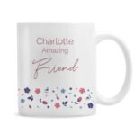 Personalised 'Amazing' Floral Design Ceramic Mug - Image 4