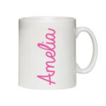 Personalised Pink Name Only Ceramic Mug - Image 3