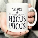 Personalised Halloween 'It's All Just A Bunch of Hocus Pocus' Ceramic Mug - Image 2