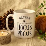 Personalised Halloween 'It's All Just A Bunch of Hocus Pocus' Ceramic Mug - Image 3