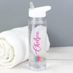 Personalised Name Only Dream Catcher Motif Plastic Water Bottle