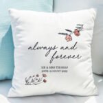 Personalised 'Always and Forever' Filled Cushion