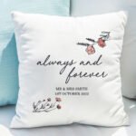 Personalised 'Always and Forever' Filled Cushion - Image 2
