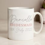 Personalised Grey & Blush Design Ceramic Mug - Image 3
