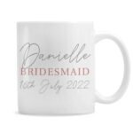 Personalised Grey & Blush Design Ceramic Mug - Image 5