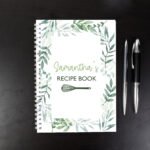 Personalised Botanical Design A5 Recipe Book Journal - Image 3