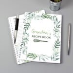 Personalised Botanical Design A5 Recipe Book Journal - Image 4