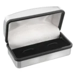 Personalised Any Message Engraved Chrome Plated Cufflink Box - Image 9