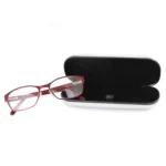 Personalised Name Only Decorative Chrome Plated Glasses Case - Image 2