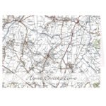 Personalised 1945-1948 New Popular Map Design Greeting Card