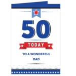 Personalised Star & Banner Design Birthday Card - Image 5