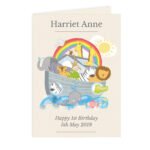 Personalised Children's Noah's Ark Themed Greeting Card - Image 3