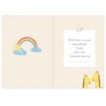 Personalised Children's Noah's Ark Themed Greeting Card - Image 4
