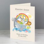Personalised Children's Noah's Ark Themed Greeting Card - Image 2