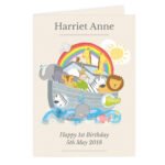 Personalised Children's Noah's Ark Themed Greeting Card - Image 4