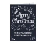 Personalised 'Merry Christmas' Frost Design Card - Image 3