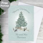 Personalised A Winter's Night 'Merry Christmas' Greeting Card - Image 2