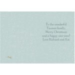 Personalised A Winter's Night 'Merry Christmas' Greeting Card - Image 3