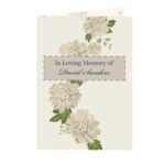 Personalised Gold Floral Design Greeting Card - Image 5