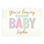 Personalised 'You're Leaving To Have a Baby' Greeting Card - Image 4