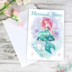 Personalised Mermaid Design Greeting Card - Image 2