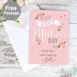 Personalised Floral Bouquet Design 'Happy Mother's Day' Card - Image 2