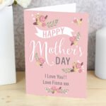 Personalised Floral Bouquet Design 'Happy Mother's Day' Card - Image 3