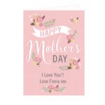 Personalised Floral Bouquet Design 'Happy Mother's Day' Card - Image 5