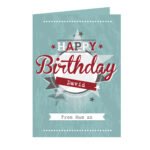 Personalised 50s Retro Design Greeting Card - Image 7