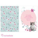 Personalised Rachael Hale Cute Kitten Greeting Card - Image 4