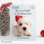 Personalised Rachael Hale Terrier Christmas Card - Image 4